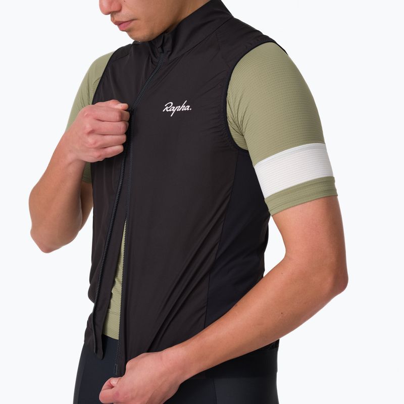 Kamizelka rowerowa męska Rapha Core Gilet black/white 3