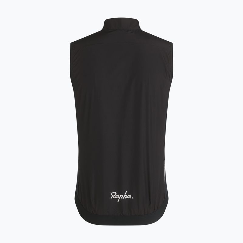 Kamizelka rowerowa męska Rapha Core Gilet black/white 6
