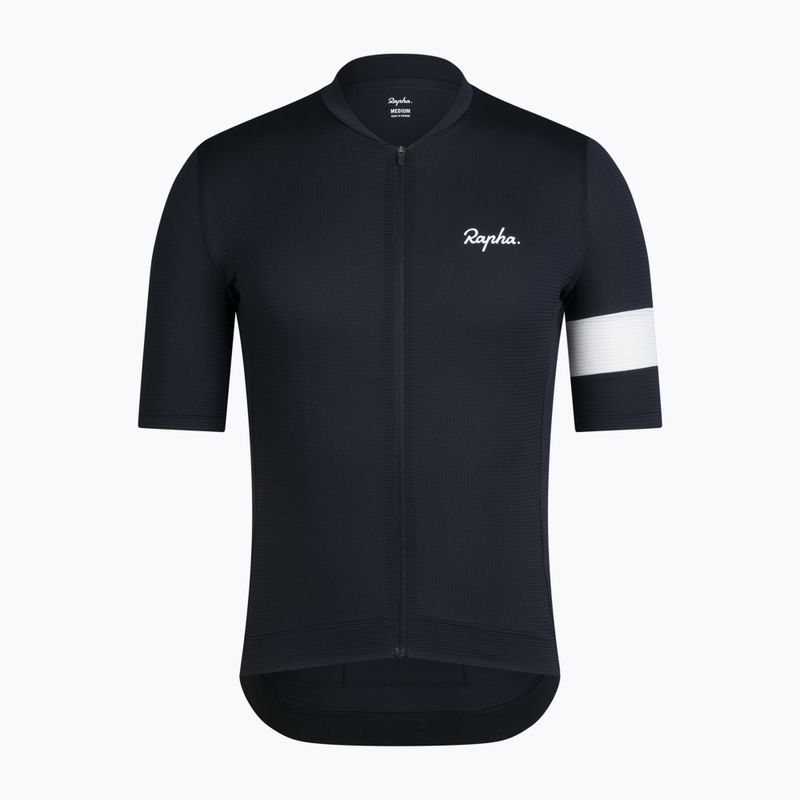 Koszulka rowerowa męska Rapha Core Lightweight Jersey black/white 5