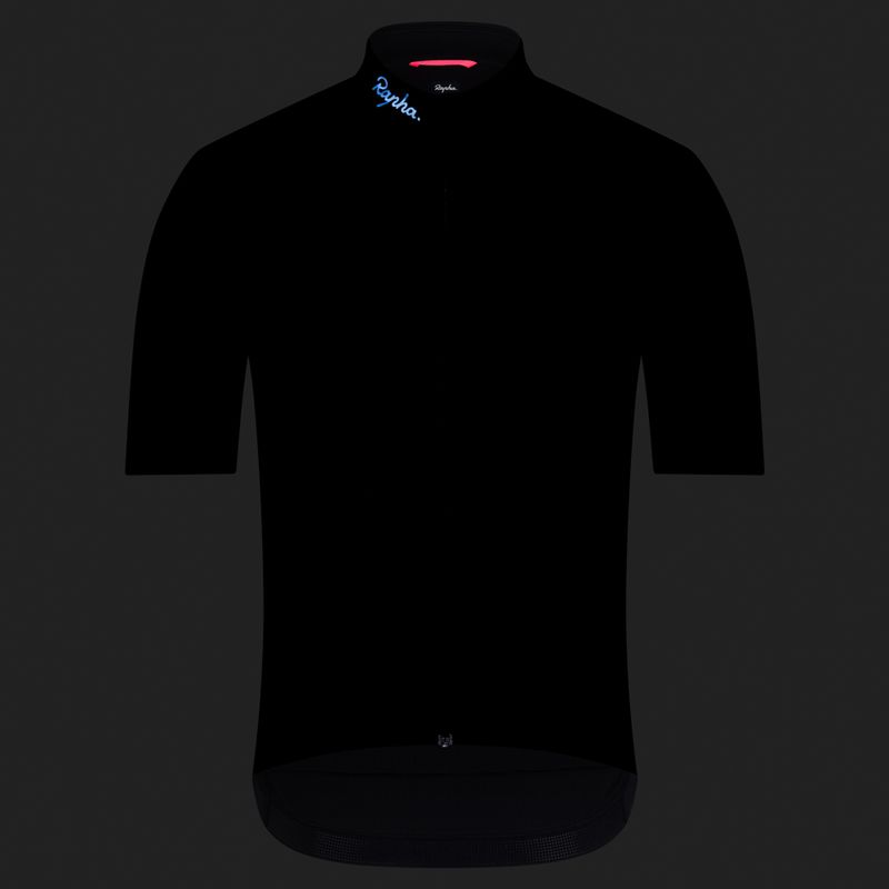 Koszulka rowerowa męska Rapha Brevet Element Jersey black/dark grey 7
