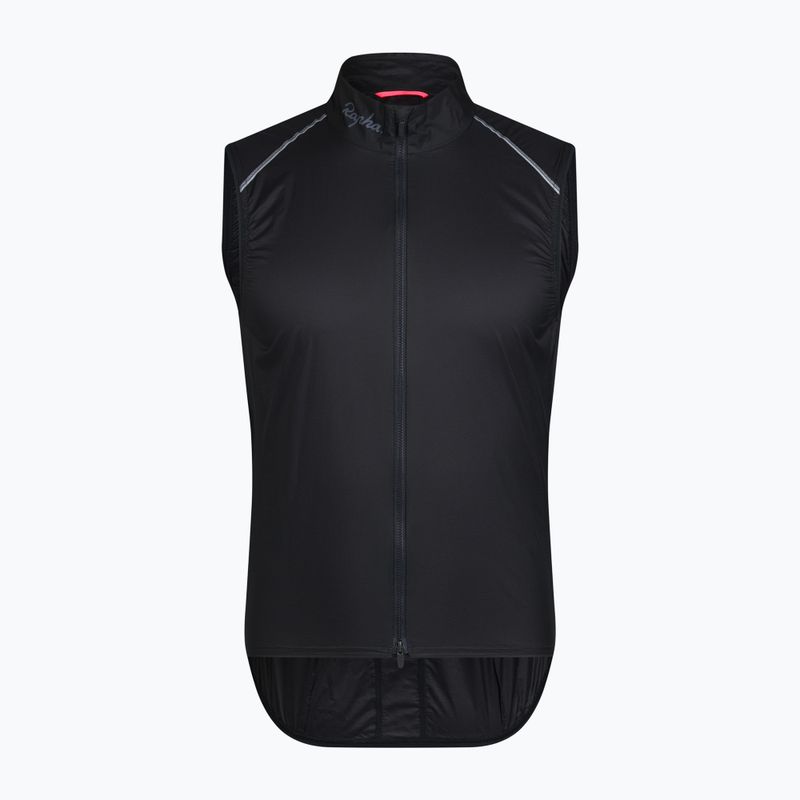 Kamizelka rowerowa męska Rapha Brevet Element Wind Gilet black/grey 5