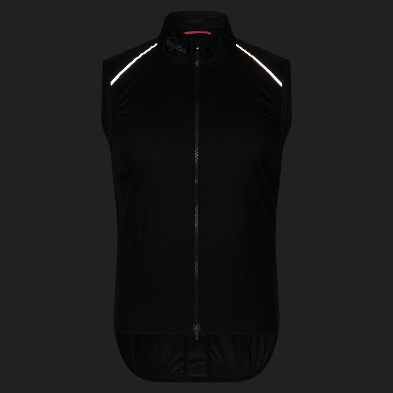 Kamizelka rowerowa męska Rapha Brevet Element Wind Gilet black/grey 7