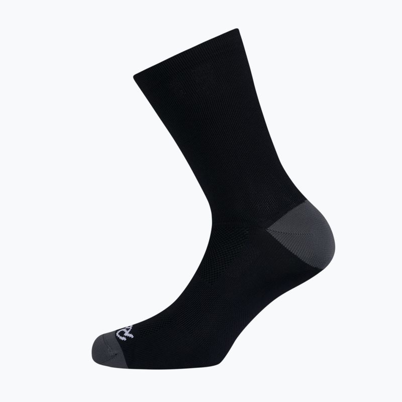 Skarpety Rapha Logo Socks black/dark grey 2