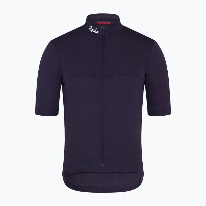 Koszulka rowerowa męska Rapha Brevet Element Jersey dusted lilac/black