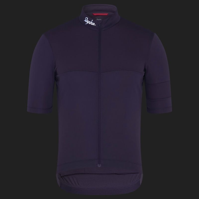 Koszulka rowerowa męska Rapha Brevet Element Jersey dusted lilac/black 3