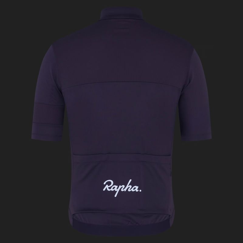 Koszulka rowerowa męska Rapha Brevet Element Jersey dusted lilac/black 4