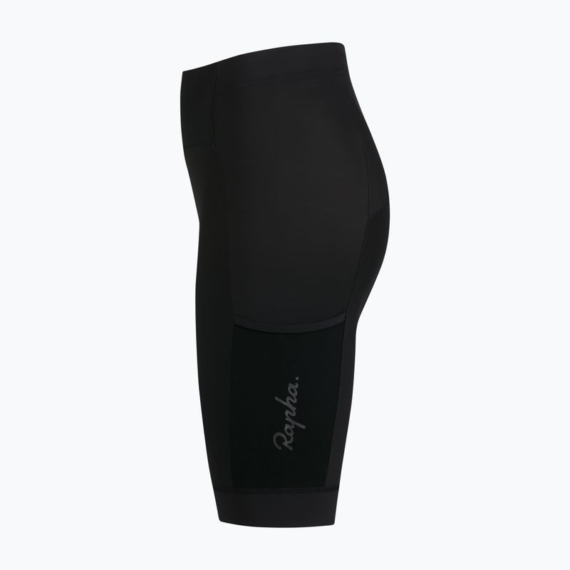 Spodenki rowerowe damskie Rapha Core Cargo Shorts black/white 3