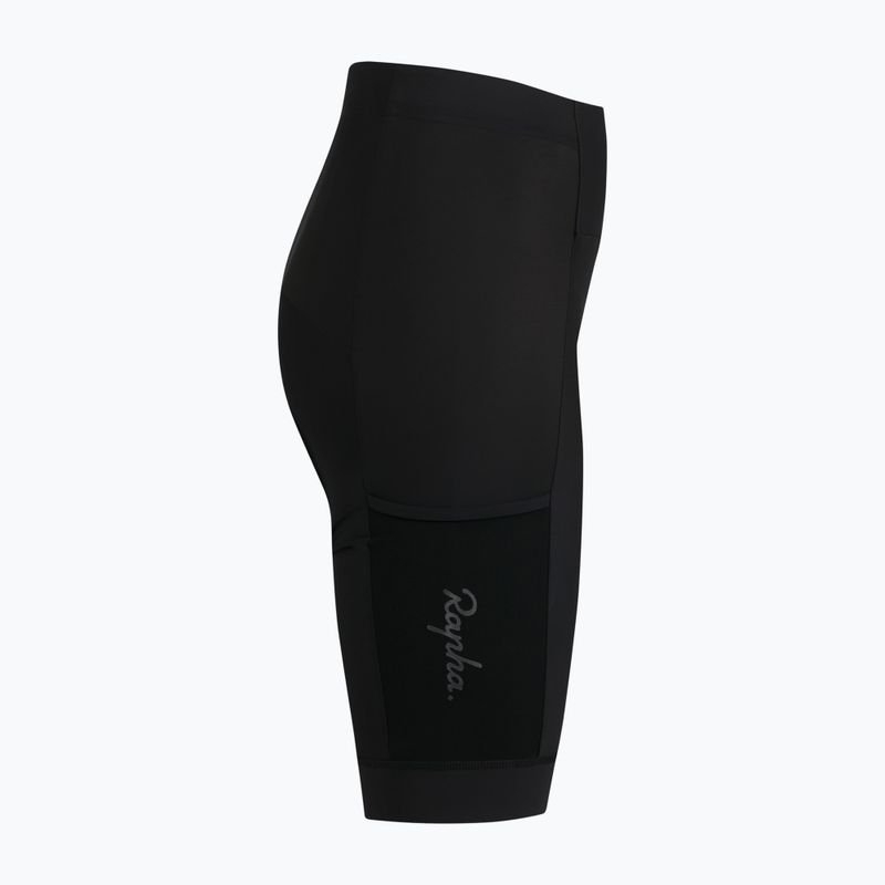 Spodenki rowerowe damskie Rapha Core Cargo Shorts black/white 4