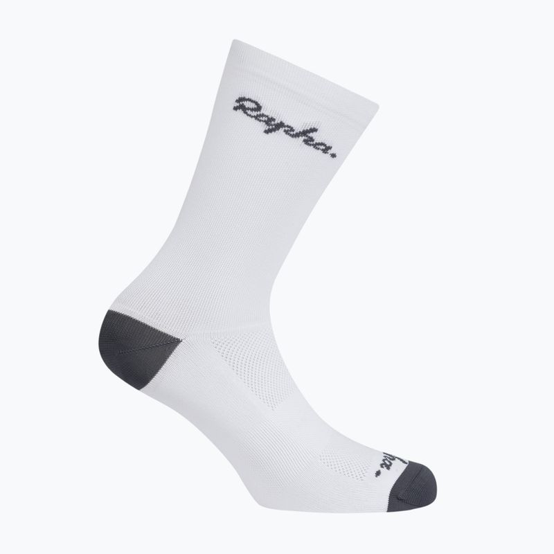 Skarpety Rapha Logo Socks white/grey