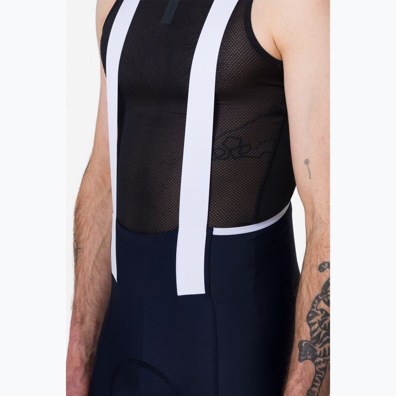 Spodenki rowerowe męskie Rapha Brevet Element Cargo Bib Shorts dark navy/white 3
