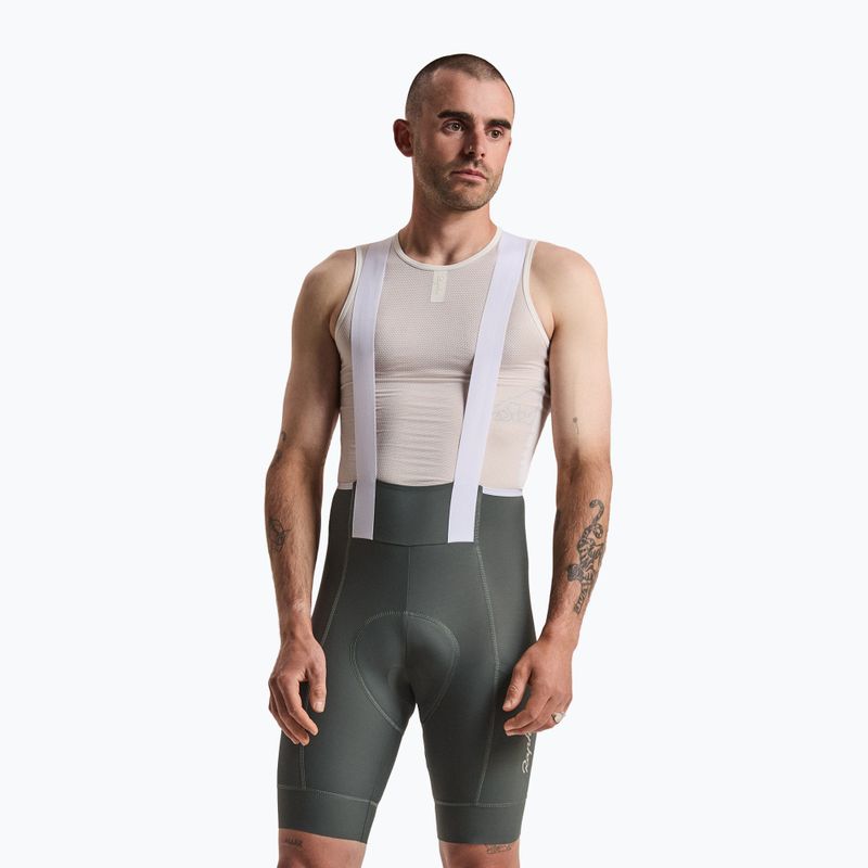 Spodenki rowerowe męskie Rapha Brevet Element Cargo Bib Shorts onyx/white