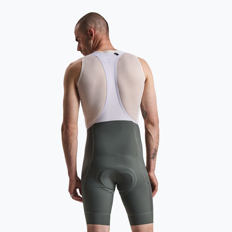 Spodenki rowerowe męskie Rapha Brevet Element Cargo Bib Shorts onyx/white 2