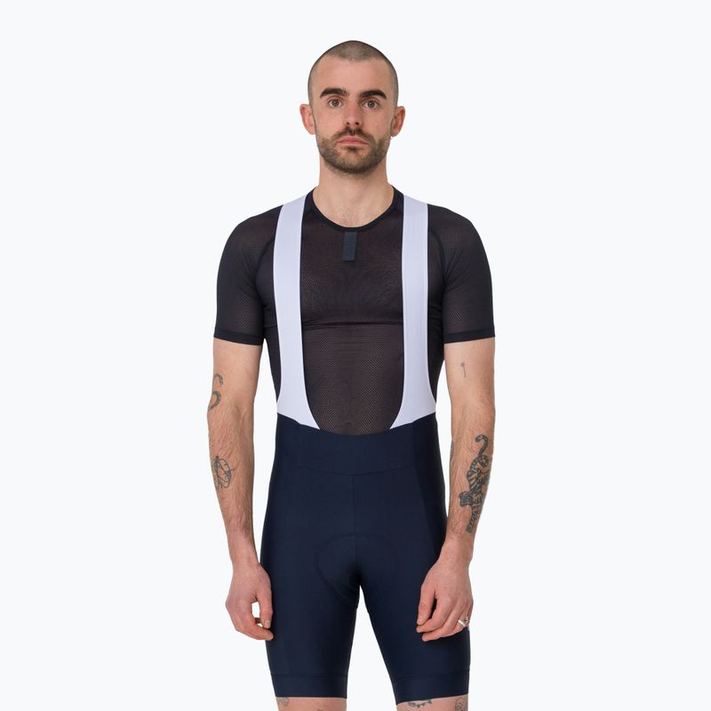 Spodenki rowerowe męskie Rapha Core Bib Shorts dark navy/white