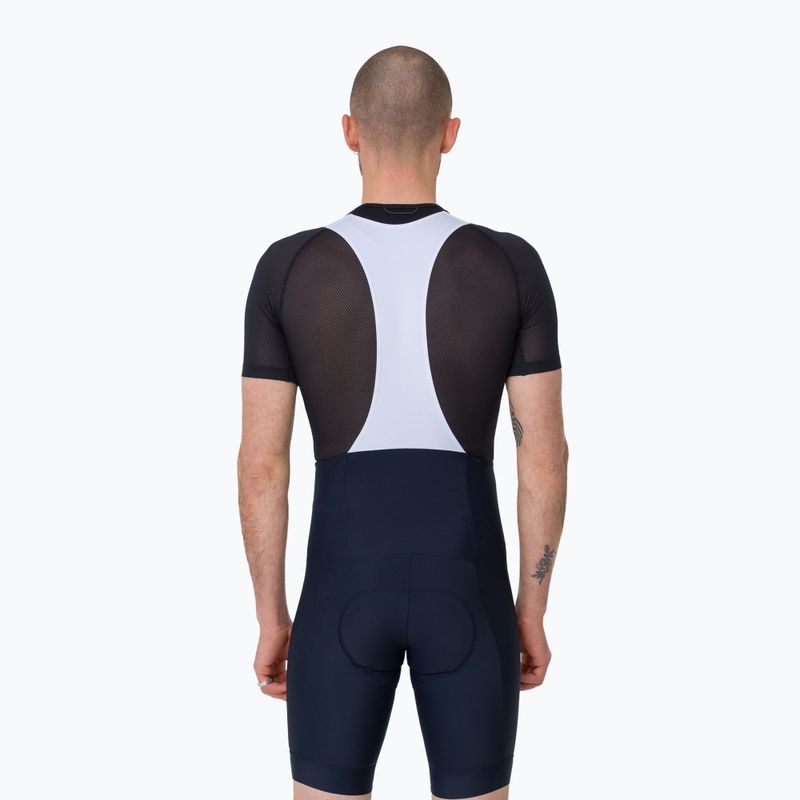 Spodenki rowerowe męskie Rapha Core Bib Shorts dark navy/white 2