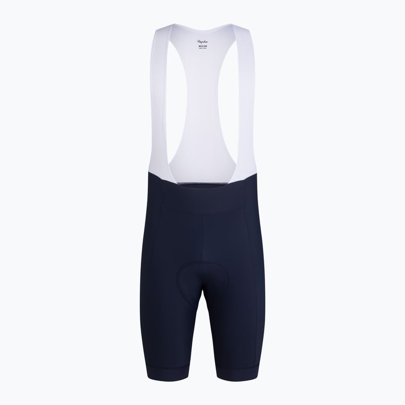 Spodenki rowerowe męskie Rapha Core Bib Shorts dark navy/white 5
