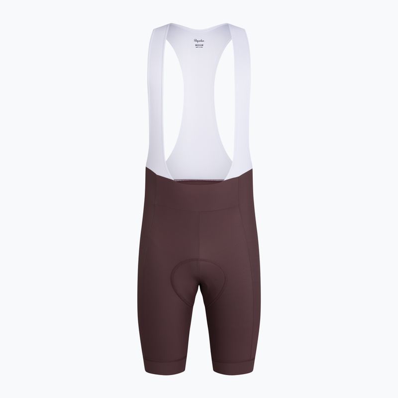 Spodenki rowerowe męskie Rapha Core Bib Shorts huckleberry / white