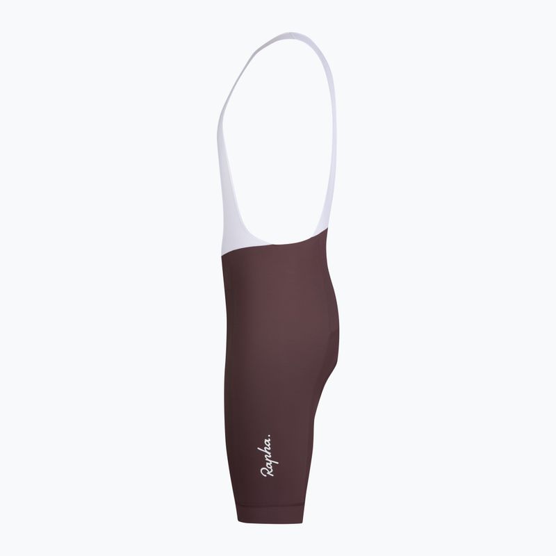 Spodenki rowerowe męskie Rapha Core Bib Shorts huckleberry / white 3