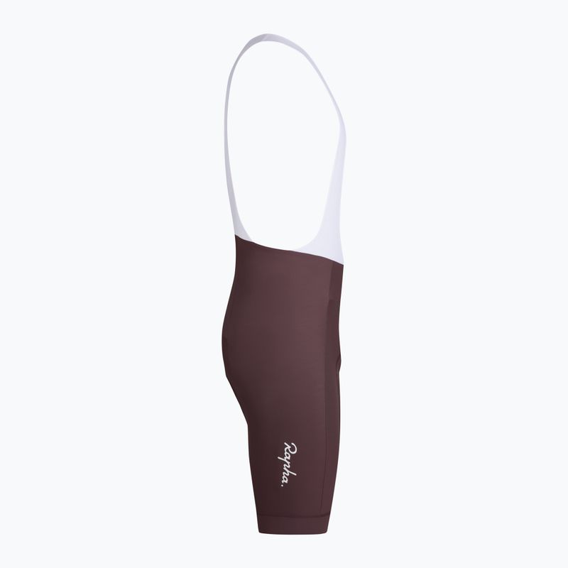 Spodenki rowerowe męskie Rapha Core Bib Shorts huckleberry / white 4