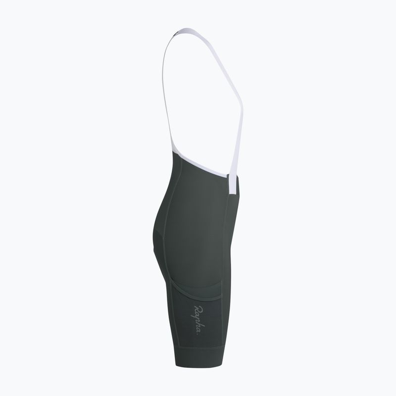 Spodenki rowerowe damskie Rapha Brevet Element Cargo Bib Shorts onyx/white 4