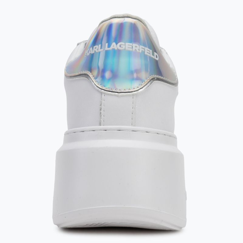 Buty damskie KARL LAGERFELD Anakapri Signia white leather w/silver 6