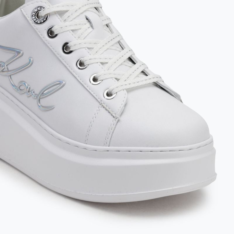 Buty damskie KARL LAGERFELD Anakapri Signia white leather w/silver 7