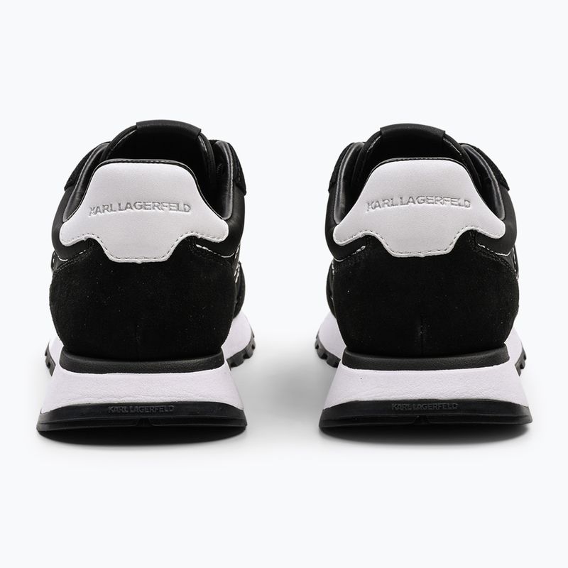 Buty damskie KARL LAGERFELD Kairo Kl Sidetrim black leather/textille 3