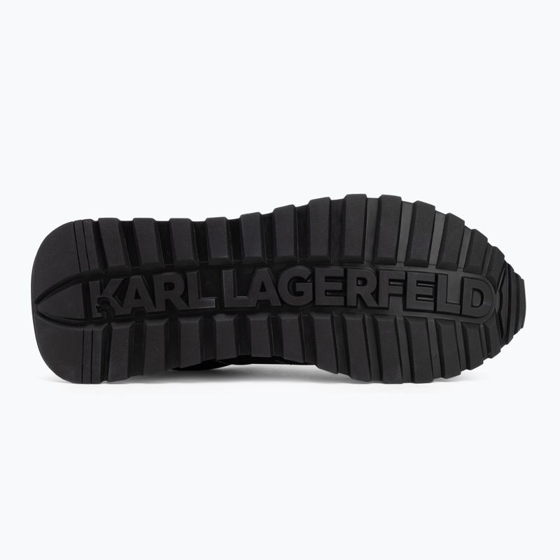 Buty damskie KARL LAGERFELD Kairo Kl Sidetrim black leather/textille 4