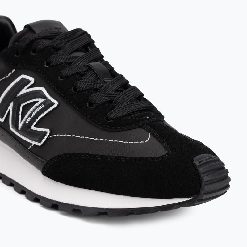 Buty damskie KARL LAGERFELD Kairo Kl Sidetrim black leather/textille 7