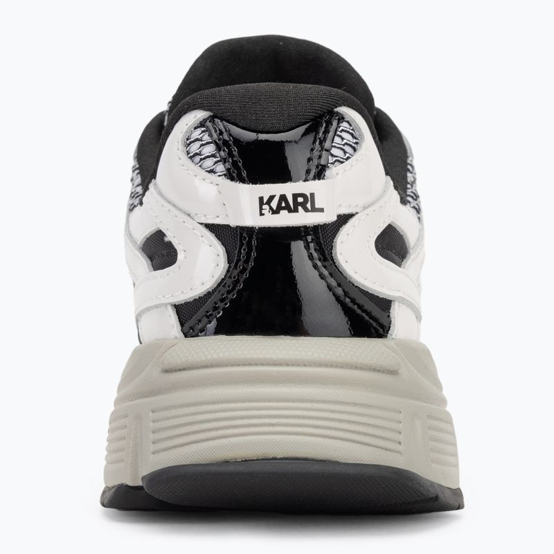 Buty damskie KARL LAGERFELD Orion Sidetrim black leather/textile w/white 6