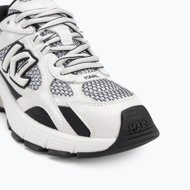 Buty damskie KARL LAGERFELD Orion Sidetrim black leather/textile w/white 7