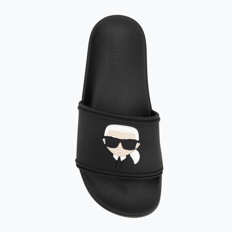 Klapki damskie KARL LAGERFELD Kondo 2.0 NFT black rubber 5