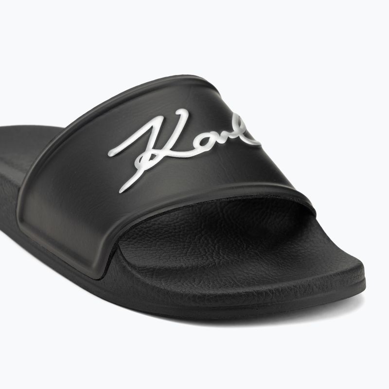 Klapki damskie KARL LAGERFELD Kondo 2.0 Signia black rubber 7