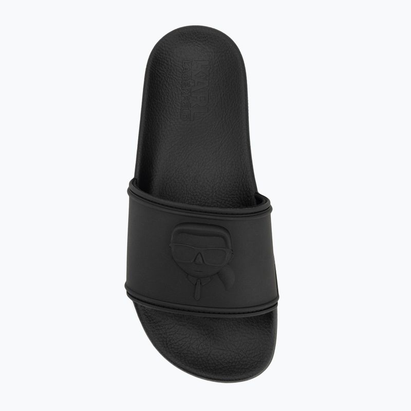 Klapki damskie KARL LAGERFELD Kondo 2.0 NFT Relief black rubber 5