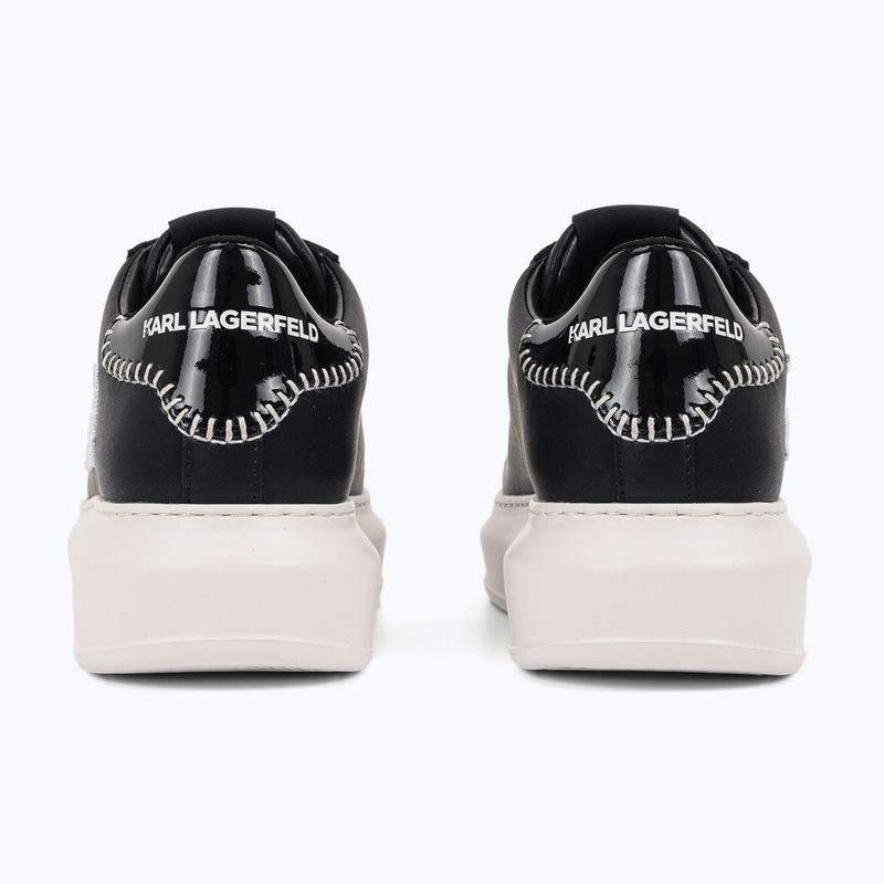 Buty damskie KARL LAGERFELD Kapri Cornelly Signia Stitch black leather 2
