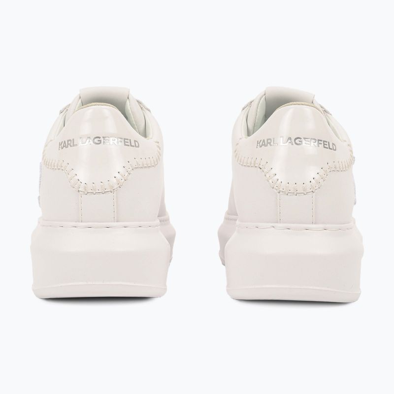 Buty damskie KARL LAGERFELD Kapri Cornelly Signia Stitch white leather/mono 2