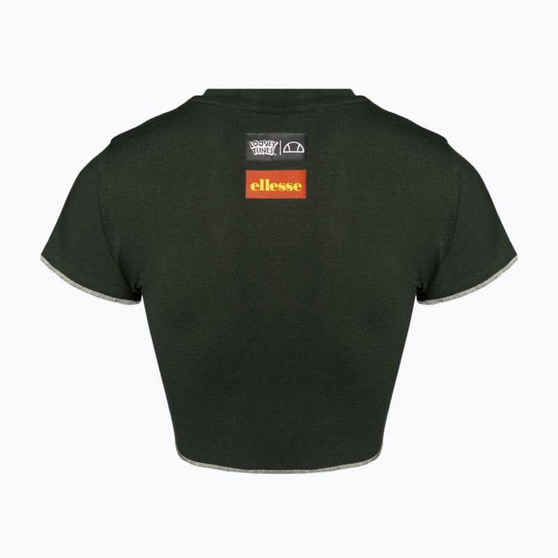 Koszulka damska Ellesse Tweetest Crop dark green 2