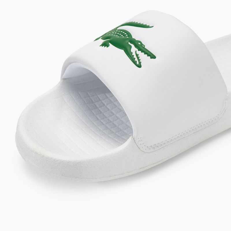 Klapki męskie Lacoste Serve Slide 1.0 white/green 7