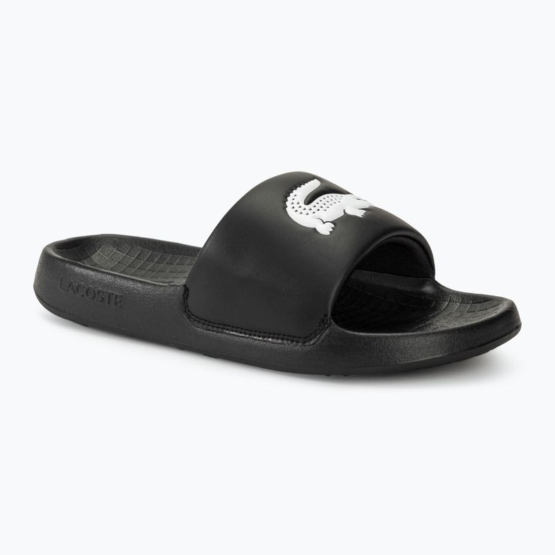 Klapki męskie Lacoste Serve Slide 1.0 black/white