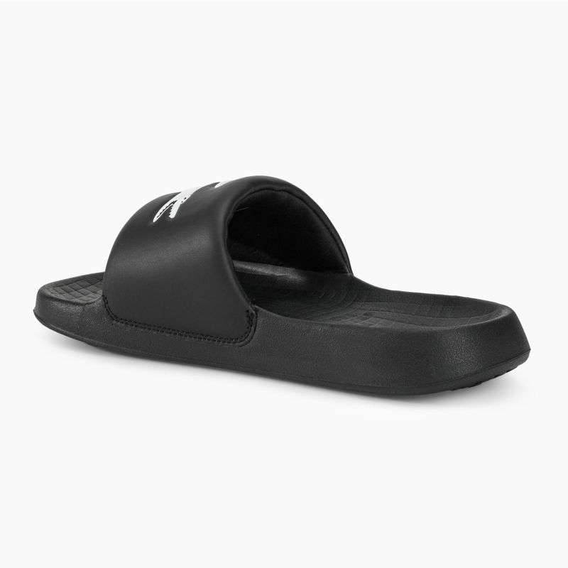 Klapki męskie Lacoste Serve Slide 1.0 black/white 3