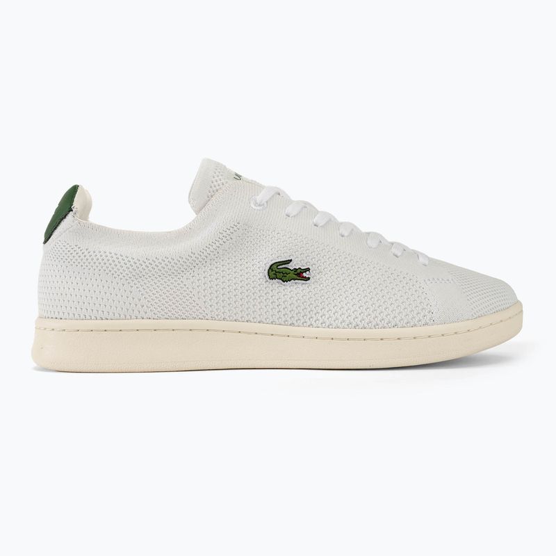Buty męskie Lacoste Carnaby Piquee Textile Heel Pop white/green 2