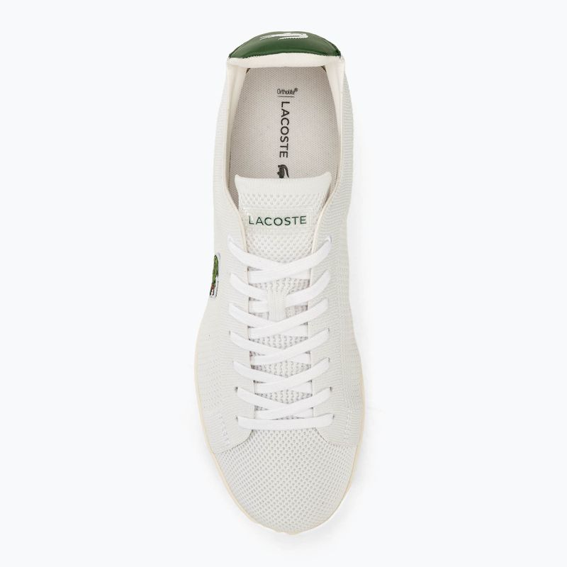 Buty męskie Lacoste Carnaby Piquee Textile Heel Pop white/green 5