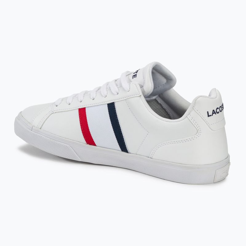 Buty męskie Lacoste Lerond Pro white/navy/red 3