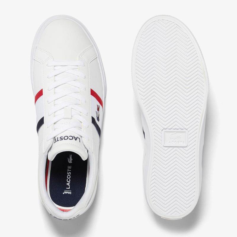 Buty męskie Lacoste Lerond Pro white/navy/red 11