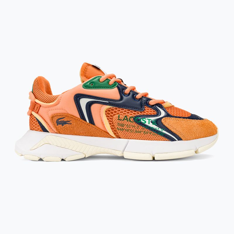 Buty męskie Lacoste L003 Neo Contrasted Textile orange/navy 2