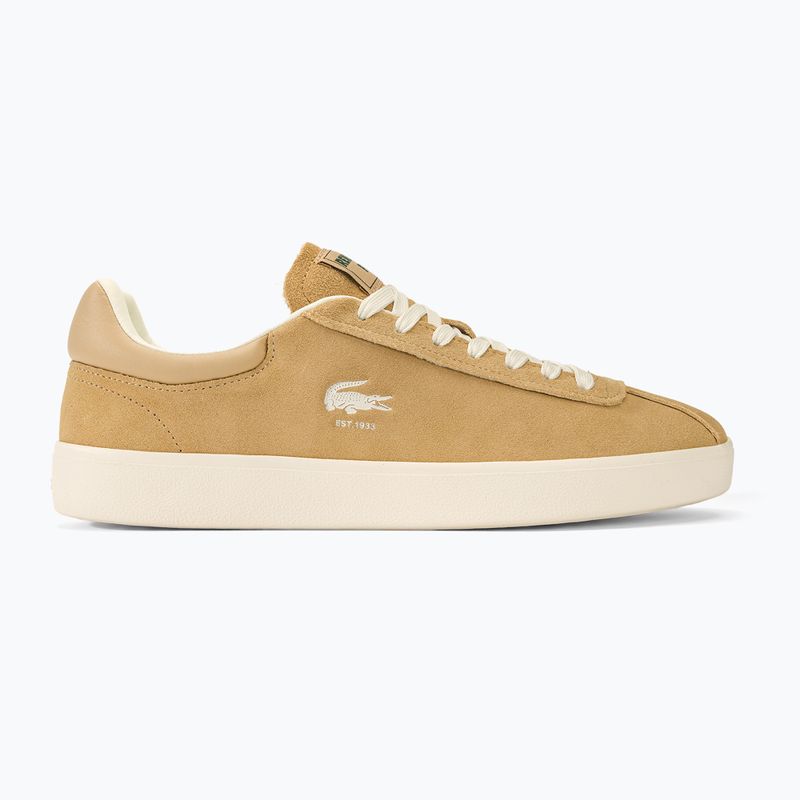 Buty męskie Lacoste Baseshot Tonal Leather light brown/off white 2