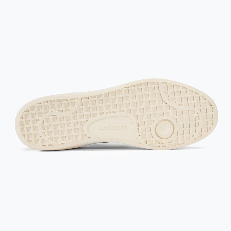 Buty męskie Lacoste Baseshot Tonal Leather light brown/off white 4