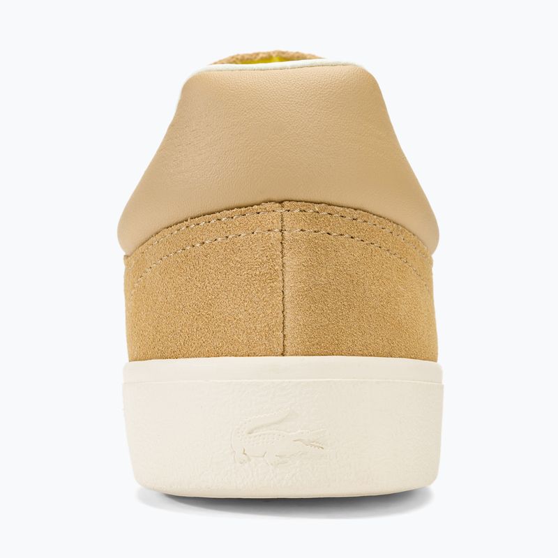 Buty męskie Lacoste Baseshot Tonal Leather light brown/off white 6