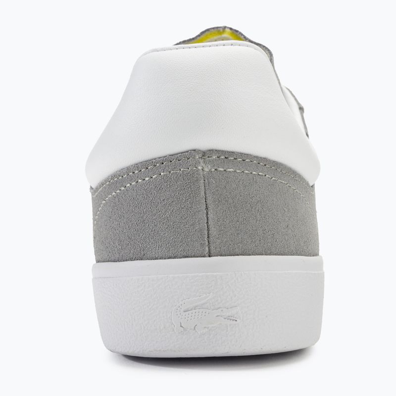 Buty męskie Lacoste Baseshot Contrasted Collar Leather grey/white 6