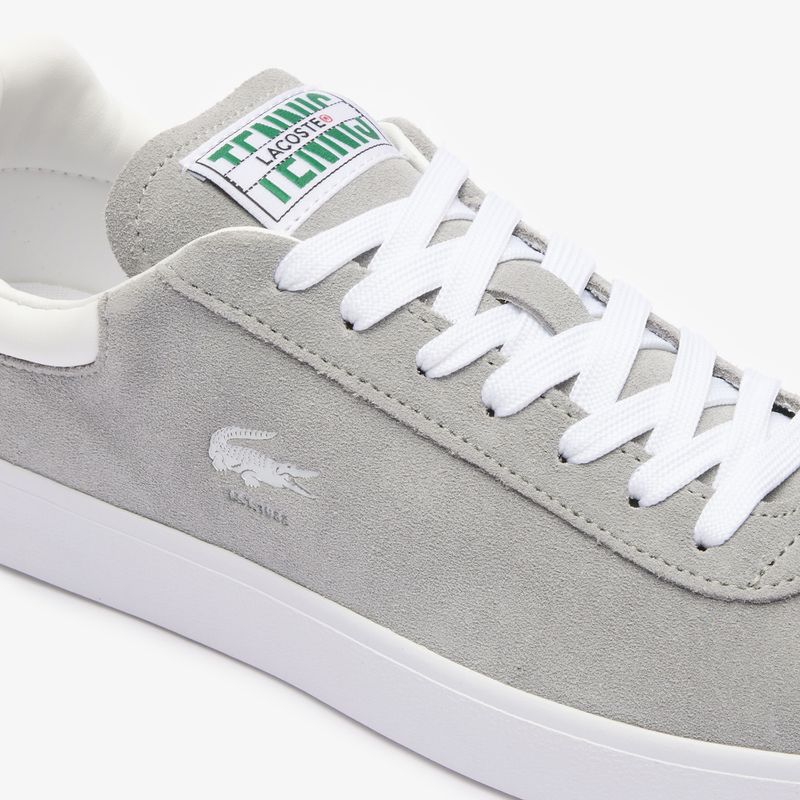 Buty męskie Lacoste Baseshot Contrasted Collar Leather grey/white 9