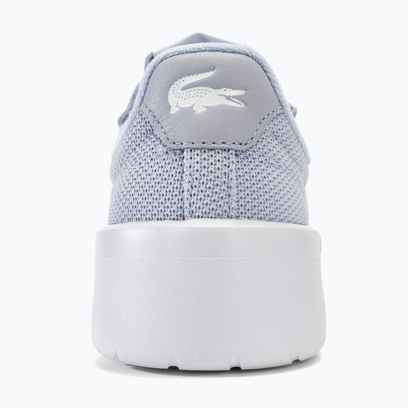 Buty damskie Lacoste Carnaby Platform Lite Textile light blue/white 6